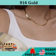 rantai leher necklace for women  45cm 60cm 80cm 916 rantai emas korea 项链 916 necklace fashion access