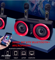 SD-307 Wireless Bluetooth Karaoke Family speaker with two mic. |SPEAKER BLUETOOTH WITH DUAL MICROPHONE SDRD - SD 307