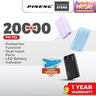 [NEW] Pineng PN-733 Type-C In & Out Portable Powerbank  PN733/PN732 (20000/10000mAh)