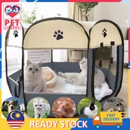 Cat Tent High Quality Cat Cage Sangkar Kucing Large Outdoor Dog Cage Pet Rumah Kucing Cat House Portable Folding Outdoor Travel Pet Tent