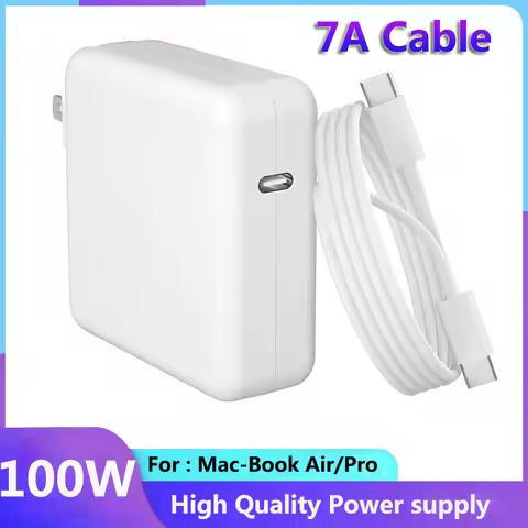 100W USB-C Power Adapter: For MacBook Pro 13-16 Inch, MacBook Air 13 Inch & iPad Pro 2019-2021