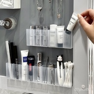 Bathroom Mirror Cabinet Storage Box Acrylic Transparent Cosmetics Lipstick Partitioned Organizing Box Wall-Mounted Shelv