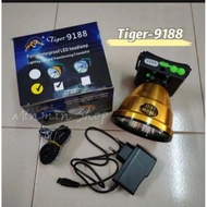 100W Lampu Kepala Waterproof BM666/BM999 Tiger-9188 Super Bright Rechargeable Headlamp With