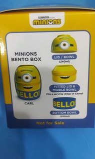 家樂氏 迷你兵團 小黃人 食物盒+碗 minion minions food container + bowl