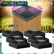 Fence Pillar Cover 6pcs-Fence Post Caps-Fence Pole Cover