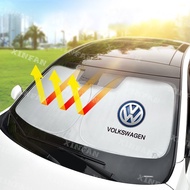 Car Window Sun Shade Windshield Visor Car Accessories For Volkswagen Polo Vento Jetta Beetle CC