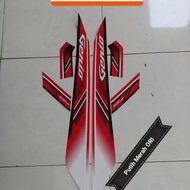 Sticker Srriping Lis Motor Honda Genio CBS ISS 2019 Putih Merah