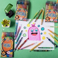 Kids Twistable Crayons Set 8pcs/Pack Retractable Colorful Mess-Free Art Materials | CTS