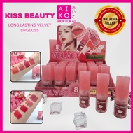 (AIKO)KISS BEAUTY LONG LASTING VELVET LIPGLOSS(AIKO)KISS BEAUTY LONG LASTING VELVET LIPGLOSS