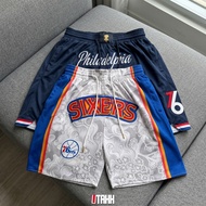 Philadelphia 76ers Pants Sports Basketball Shorts Street Style 196