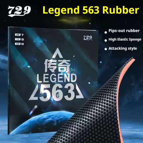 729 Friendship Legend 563-SP Pimples-out Table Tennis Rubber Sheet Professional Ping Pong Rubber wit