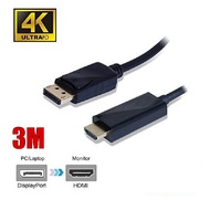 DP to HDMI / HDMI to DP Cable Converter 1080 & 4K / Display Port DP to DP 1.2V & 1.4V For PC / Lapto