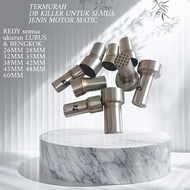 PEREDAM KNALPOT RACING DB KILLER UKURAN 28MM SAMPAI 60MM