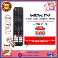 ≅ ☃ ✥ NATIONAL STAR Smart TV REMOTE Replacement Remote NATIONAL STAR. READ DESCRIPTION!!