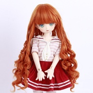 High Temperature 3 Points Male Wig Crossover Screw Doll sd Doll bjd Wig Wig Long Doll Curly INWJ