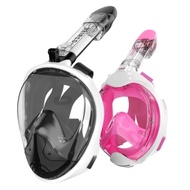 G2RISE Full Face Snorkel Mask with Foldable Design for Adults, Snorkeling Gear with Detachable Tube 