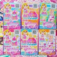 Aikatsu Stars Yume Nojino Pink Star Set Uniform Academy Strawberry Parfait Promotion RareOriginal Ra