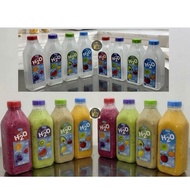 662-663 H2O Premium Fruit & Water Fridge Bottle1.5L/1.3L (Random Color)