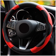 【LOVEY HOT】Dynamic Steering Wheel Cover Standard Fit for Truck Bus Car All Seasons Black