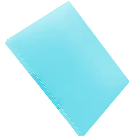 3Pcs A4 Heavy Duty Plastic Loose Leaf Binder Spring Mechanism Wide Opening Document File Folder for 