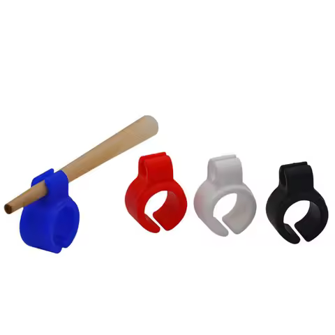 5pcs/lot Cigarette Rings Silicone Smoking Ring Stent Tobacco Joint Holder Finger Protector For Regul