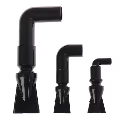1PC Black Aquarium Tank Pump Duckbill Water Outlet Nozzle Duckbilled Return Pipe 11.9cmx2.95cm 8cmx2