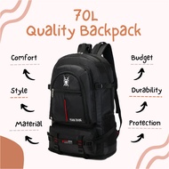 70L Backpack Outdoor Sport Travel Backpack Hiking Bagpack Camping Backpack Waterproof Large Capacity