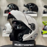 หมวกกันน็อคแบบยกคางได้ BELL SRT MODULAR GLOSS WHITE