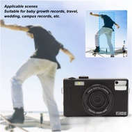 กล้อง Vlogging 4x หน้าจอ3.0นิ้วแบตเตอรี่อายุการใช้งานยาวนานกล้องดิจิตอล4K พร้อมไฟเติมสำหรับกลางแจ้งสำหรับบ้าน