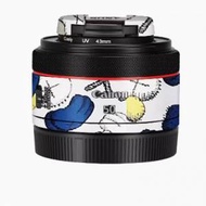 3M Sticker Film Cover For Canon RF 50mm F1.8 STM 鏡頭保護貼 - 藍白手套