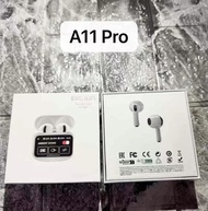 ใหม่ A9 Pro 、A11Pro、A12Pro ANC หูฟังไร้สายบลูทูธหน้าจอสัมผัสอัจฉริยะ 5.4 พร้อมไมโครโฟน IPX5 ลดเสียงร