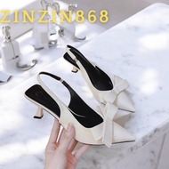 MS508- 5f Sandal with pointed heel and pointed toe cotton bow CH-508 standard form