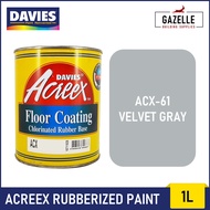 Davies Acreex Rubberized Floor Paint Velvet Gray - 1L