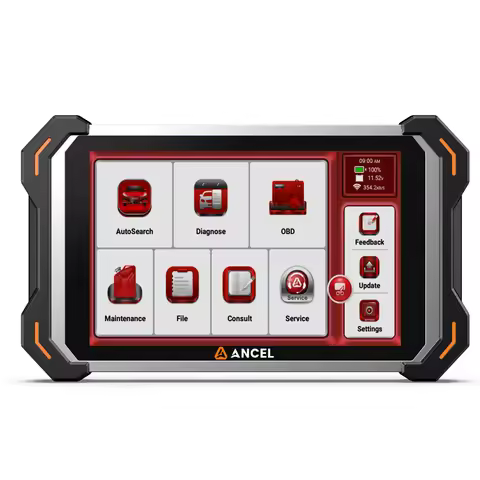 ANCEL DS600BT Automotive Diagnostic Tool CANFD DOIP ECU Coding 34+ Resets Lifetime Free Bidirectiona