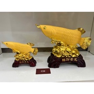 Arowana fish statue