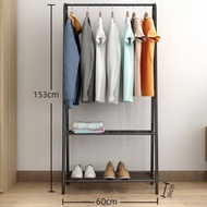 Triangular Iron Clothes Rack for Bedroom Hanger Clothes Storage Rack Household Bedroom