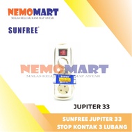 JUPITER 33Sunfree 3-HOLEStop Kontak 3 METER CABLE M ON-OFF CABLE SWITCH 3m