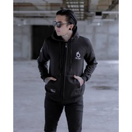 HITAM Men's ZIPPER HOODIE PREMIUM MEN'S ZIPPER HOODIE THICK ZIPPER MEN'S HOODIE THICK BLACK MEN'S ZI