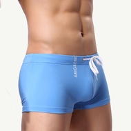 Factory Wholesale Tether Men's Swimming Trunks Boxer Sexy Fashion Spa Swimming Trunks Summer Quick-Drying Men's Boxer Swimming Trunks