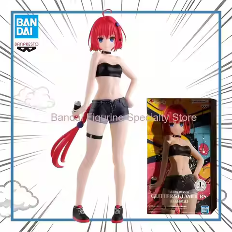 Bandai Original Banpresto Glitter & Glamours To LOVEru Darkness Kurosaki Mea Street Ver. H=22cm Acti