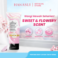 Hanasui Brightening Perfume Body Lotion - Hand and Body Lotion With Niacinamide UVA + UVB Protection