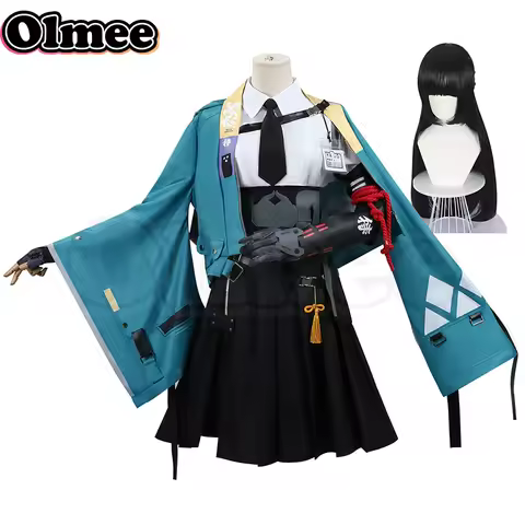 [Olmee] In Stock Miyabi Cosplay Costume ZZZ Zenless Zone Zero Full Set Ear Shoes Boots Wig Halloween