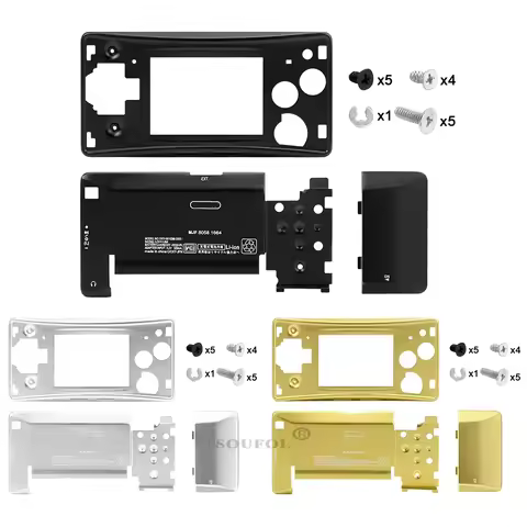 Metal Aluminum Case Shell for GameBoy Micro Case for GBM Housing Case Cover Repair Accessories