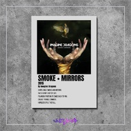 Wooden Decoration Poster Cover Music Album SMOKE + Mirrrors Imagine Dragons
