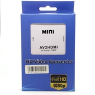 AV TO HDMI CONVERTER三色線 轉 HDMI輸出 經典遊戲機 舊款DVD VCD適用