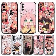 Mobile phone black case Cute cartoon anime Spy x Family (Z-9) for Samsung J4 J6 J8 Plus or Prime J2 