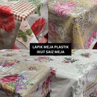 LAPIK MEJA PLASTIK PVC MURAH KALIS AIR & MINYAK/ LAPIK MEJA MAKAN