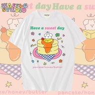 WS1804 Oversized T-Shirt Cotton Fabric 1 Korean WAFFLE STUDIO