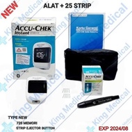 Alat Accu-Chek Instant + 50 Tes Strip Alat Gula Darah Accu Check