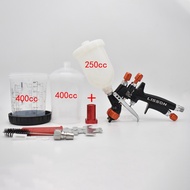Mini Spray Gun 1.2MM Gravity Feed Paint 250ml cup with 400cc no-clean tank mini paint sprayer 1.2mm 